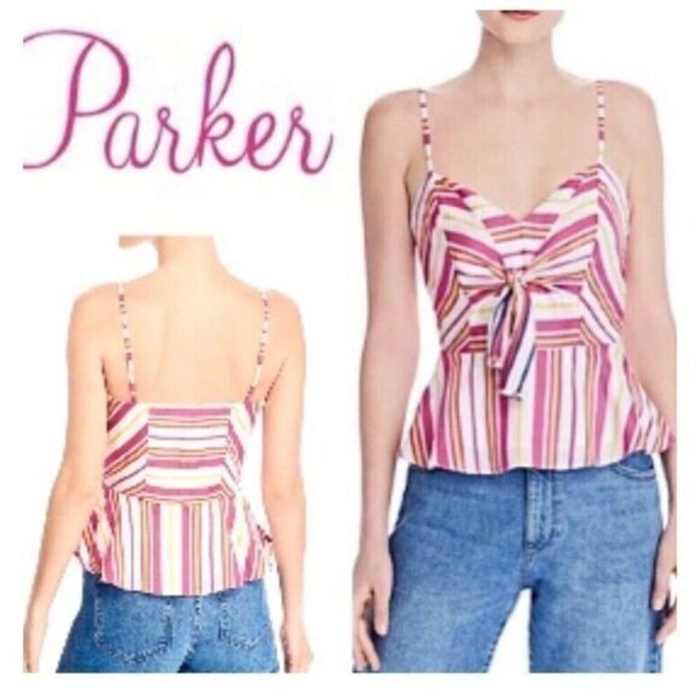 Parker Poolside Stripe Whitney Top XS